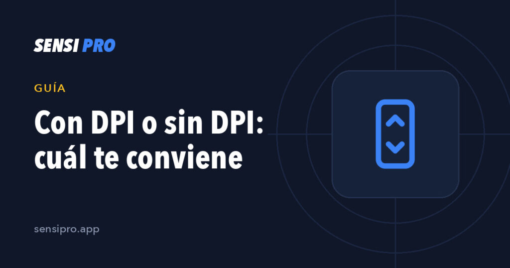 Con DPI o sin DPI: qué sensibilidad de Free Fire te conviene