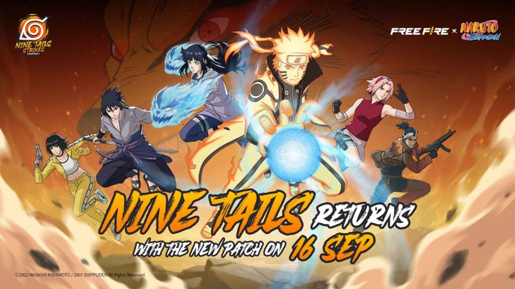 Free Fire x Naruto termina el 15 de octubre: lo que trae y lo que te queda por hacer
