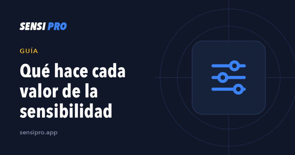Qué hace cada valor de la sensibilidad en Free Fire